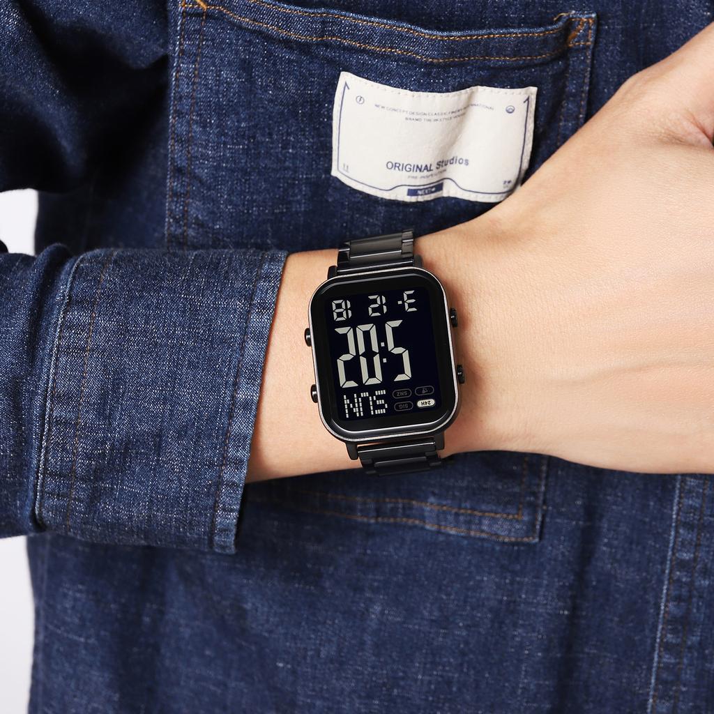 SKMEI Digital Watch for Men Women 30M Waterproof Wrist Watches with Backlight 1/100 Second