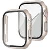 Стекло+Чехол для Apple Watch корпус 45мм 41мм 44мм 40мм 42мм iWatch Аксессуар Защитное стекло для экрана Apple watch series 3 5 6 SE 7 8 9