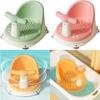 Portable Infant Bath Seat Non-Slip Baby Shower Seat Round Edge Infant Carseat  Summer