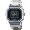 Мужские часы Casio G-SHOCK 40th Anniversary Clear Remix DWE-5640RX-7JR, прозрачные x золотистые x серебристые