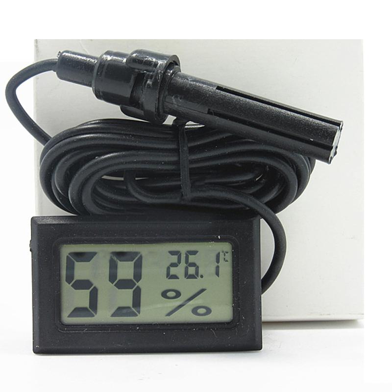 Электронный гигрометр Встроенный цифровой измеритель температуры и влажности Fy 12 метров с зондом