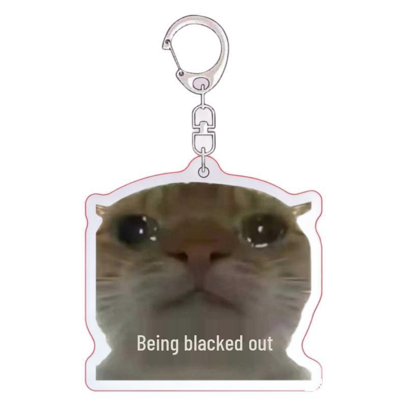Причудливый брелок для ключей «Котенок»: Юмористический подарок-прикол для рюкзаков и дней рождения