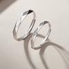 Rhombus Couple Ring A Pair of Men's and Women's Korean Version of Light Luxury Niche Personality Design Prime Ring Pair Ring