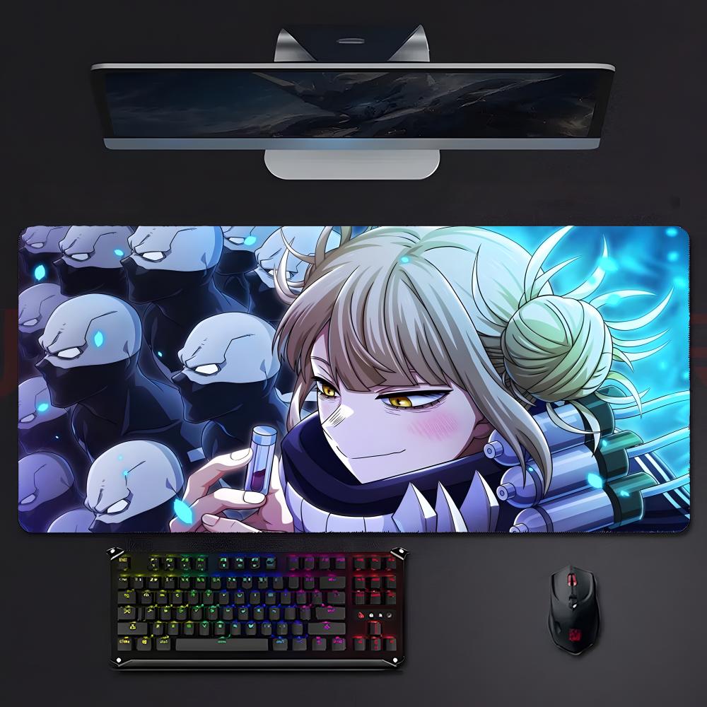 Dark Cute Anime Himiko Toga Mmy Hero Academia Mouse Pad Large Gaming Mousepad With Stitched Edges Thickened Desk Mat Pc