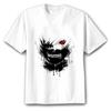 Футболка TOKYO GHOUL, мужская футболка с японским аниме, мужская футболка с принтом KANEKI KEN, топ