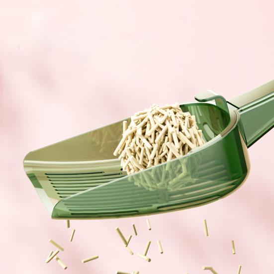 Лопатка для кошачьего туалета с эргономичной ручкой, расширенная полая конструкция, многоразовая лопатка для домашних животных, инструмент для чистки какашек