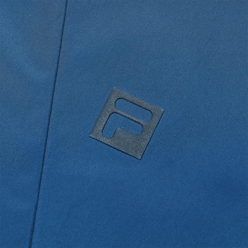 Fila Модная Универсальная Повседневная Тканая Куртка с Капюшоном Мужские Куртки Ледяной Туман Синий A11M511719FBU