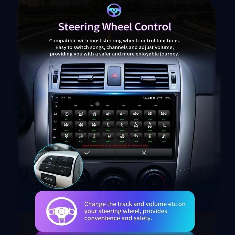 Android Car Radio For Mitsubishi Outlander XL 2007-2012 Multimedia Player Head Unit Stereo GPS Navigation BT WIFI 1+16GB