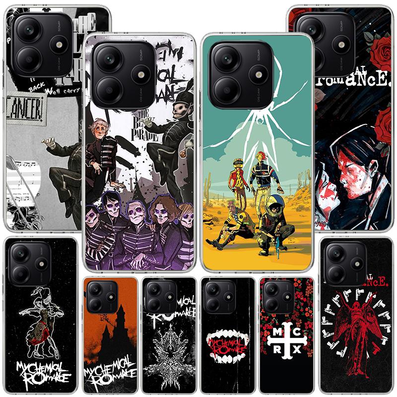 Чехол для телефона My Chemical Romance MCR для Xiaomi Redmi Note 15 14 13 12S 12 11 Pro Plus 14S 11S 11E 10 10S 11T 5G Персонализированная крышка
