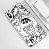 Чехол DT43 Crayon Shin Chan для Samsung A04 A14 A23 A34 A54 M23 M33 M52 M53 Realme 10 9 C30S C35 C55 VIVO Y02S Y21 Y33S Y51 X80 Pro Прозрачная крышка