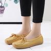Туфли на плоской подошве женские летние 2024 мокасины женские туфли на плоской подошве лоферы из натуральной кожи женские туфли слипоны балетки с бантом женские туфли
