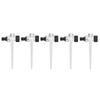 Lawn Sprinkler Spike 5PCS 1/2inch Female Thread Side External Thread Interface Metal Lawn Watering