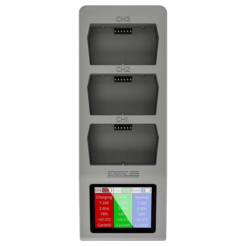 Mini 4 Pro Быстрая зарядка 3 шт. Аккумулятор Более быстрая зарядка Хаб Дворецкий для DJI Mini 3 Pro Аксессуары для дрона Зарядное устройство ЖК-экран