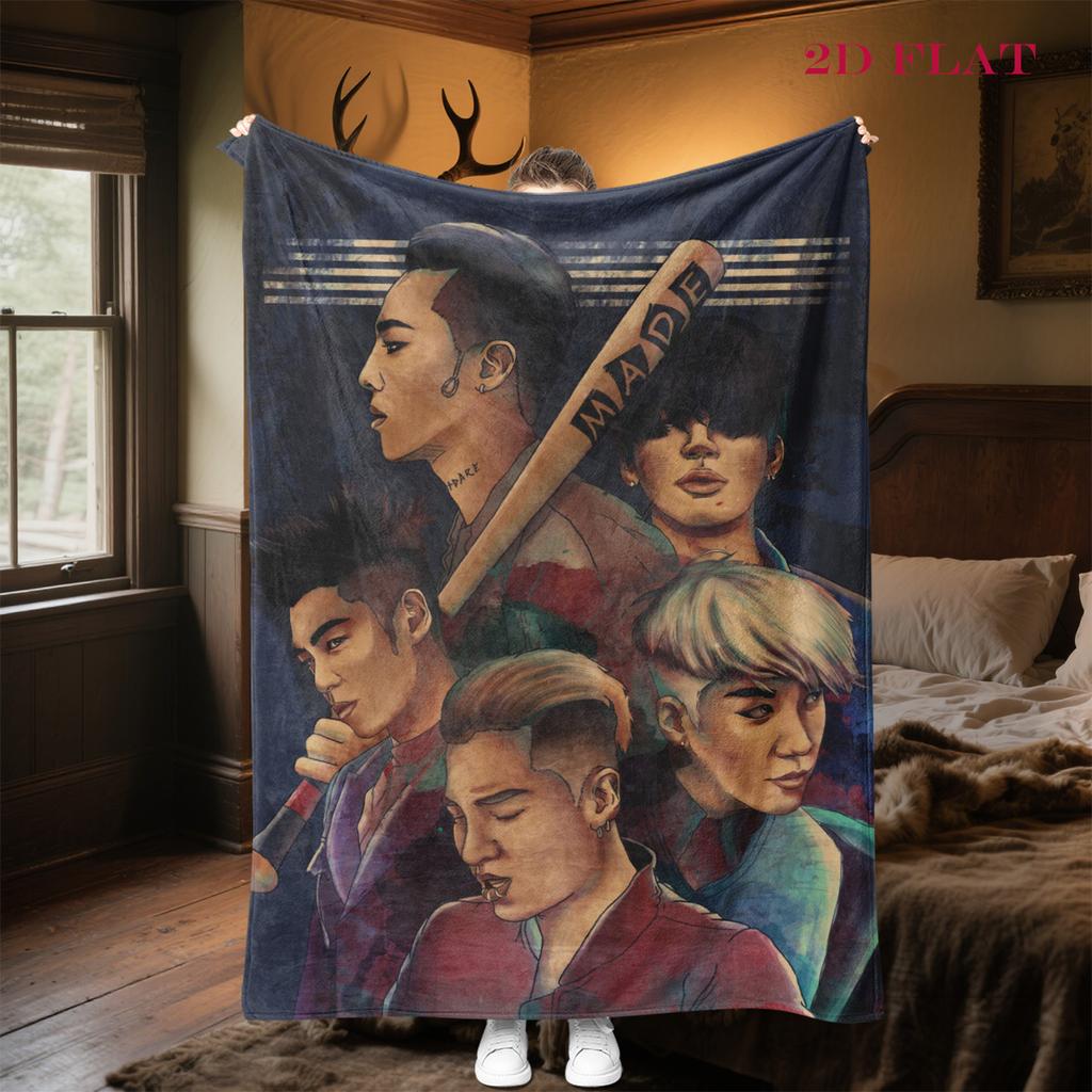 Big Bang: Explosive Energy Harmony blanket Soft and comfortable sofa blanket Nap Blanket bedroom Office rest blanket