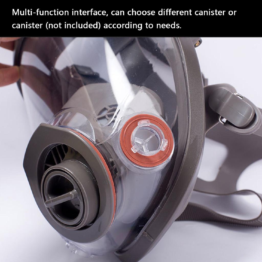 21 в 1 Химический противогаз Химическое биологическое радиоактивное загрязнение Самовсасывающая полнолицевая маска