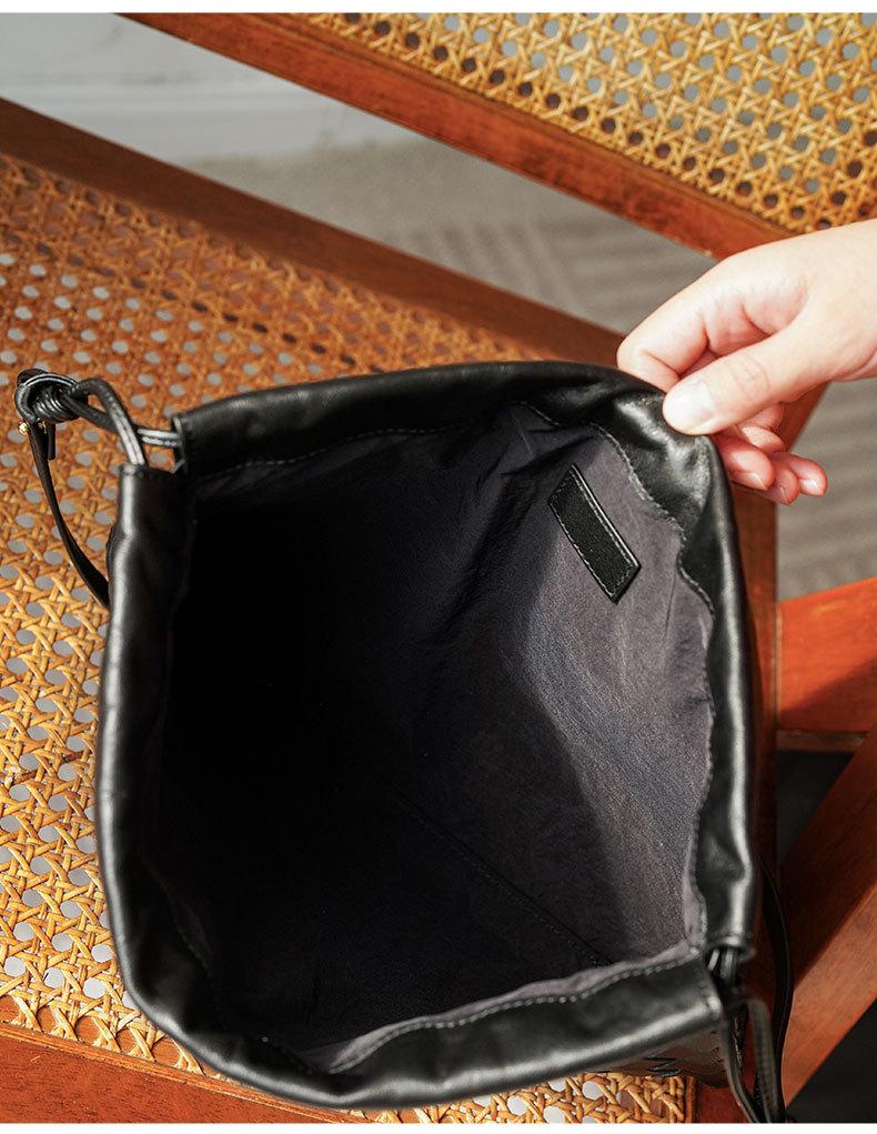 2024 Новая сумка через плечо BV Woven Sheepskin Cloud: Универсальный, модный и популярный стиль с завязками