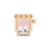 A3 X Sanrio Characters 09 Muzukashi X My Sweet Piano [Mini Character Illustration] Acrylic Stand Plate