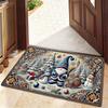 Christmas Carpet Entrance Welcome Mat Winter  Snowman Carpet Waterproof Floor Mat Rug For Bedroom Home Decorat