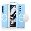 Для Samsung Galaxy Z Fold 4 3 Magsafe Магнитный чехол с беспроводной зарядкой и закаленным стеклом Ультратонкий матовый Fold 5 противоударный чехол