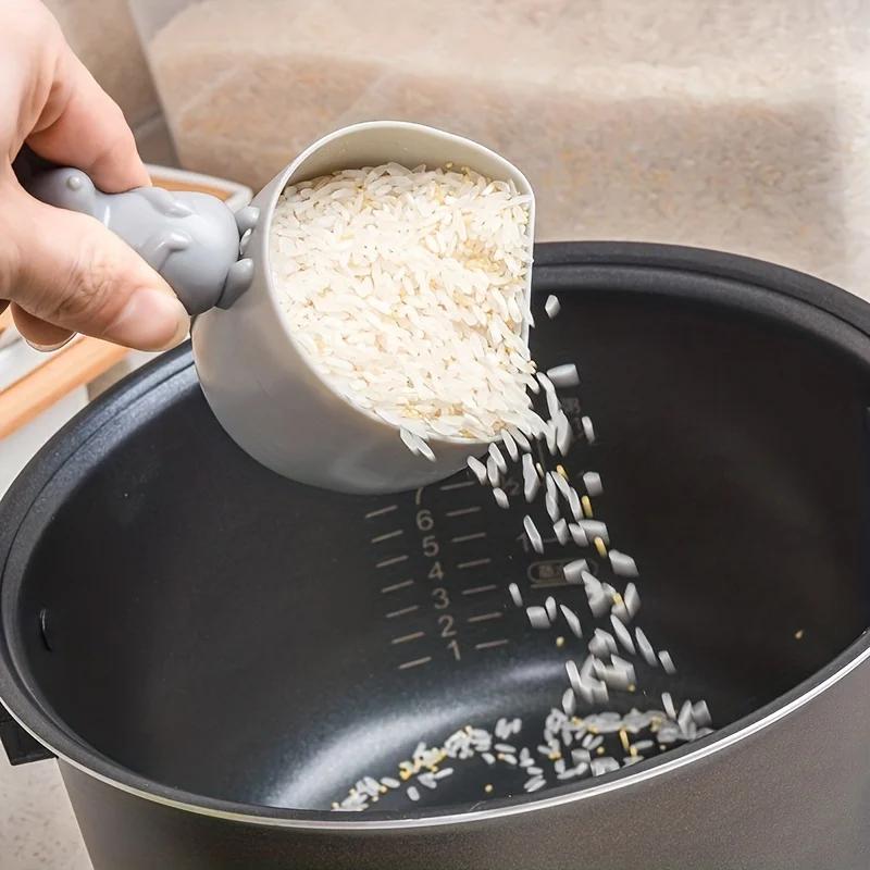 1 шт. Креативная многофункциональная ложка для риса, мультяшная ручка в виде мышки, ложка для копания, бытовой кухонный маленький инструмент