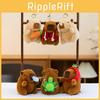 Capybara Toy Plush Keychain Accessory Figure Animal Pendant Gift Decoration