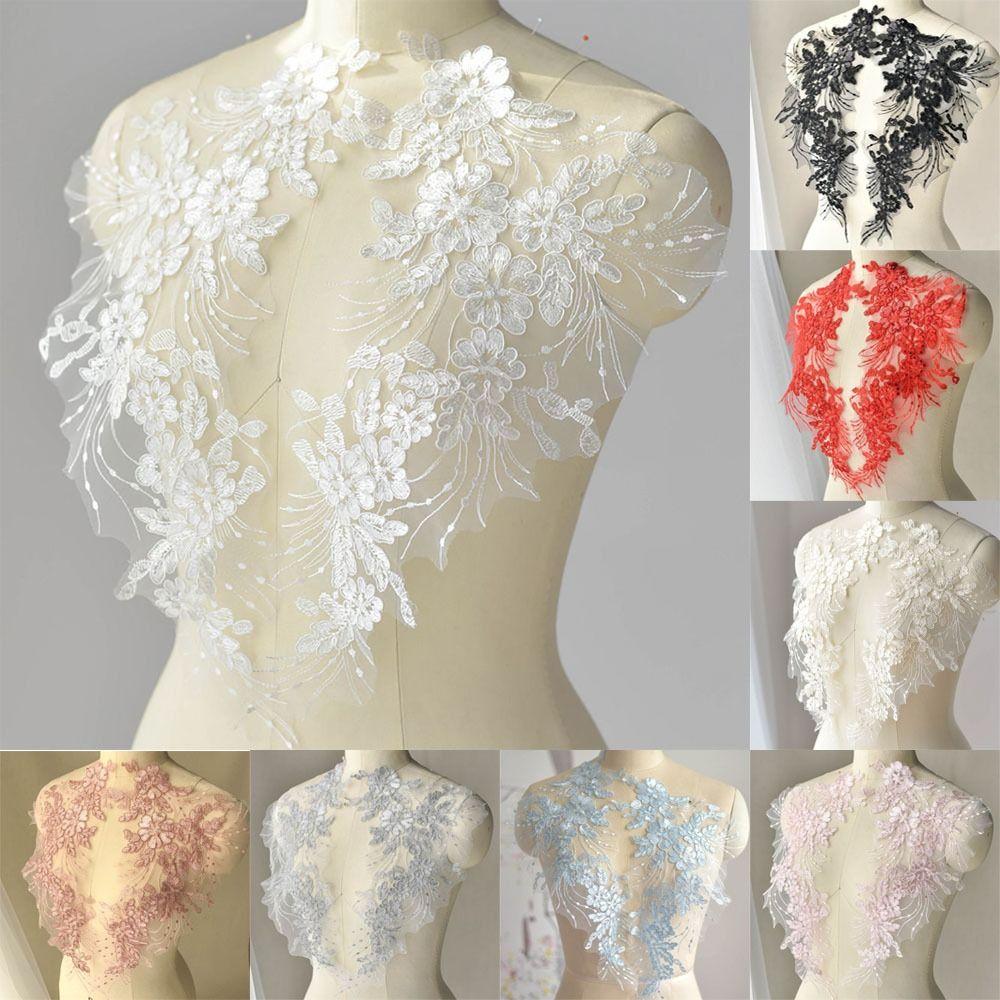 3D Sequined Embroidery Patches DIY Iron on Patches Sequins Patches Classic Fashion Dresses