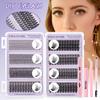484 Clusters D Song Single Cluster False Eyelashes Set 8-16Mmdiy Segmented Thick Curled Eyelashes