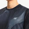 New Balance Eqs Nbnee4p141 17 Мужская спортивная футболка с принтом, с коротким рукавом для бега