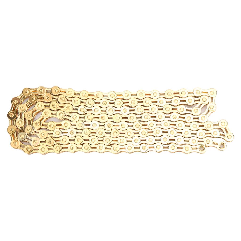 VG Sports 8 Speed High Strength Steel Mountain Bike Lightweight 116 Links SemiHollow Chain