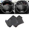 Оплетка на автомобильный руль для Dacia Renault Duster 2010-2016 Dokker Lodgy 2012-2016 Logan Sandero 2013-2017 кожаный чехол