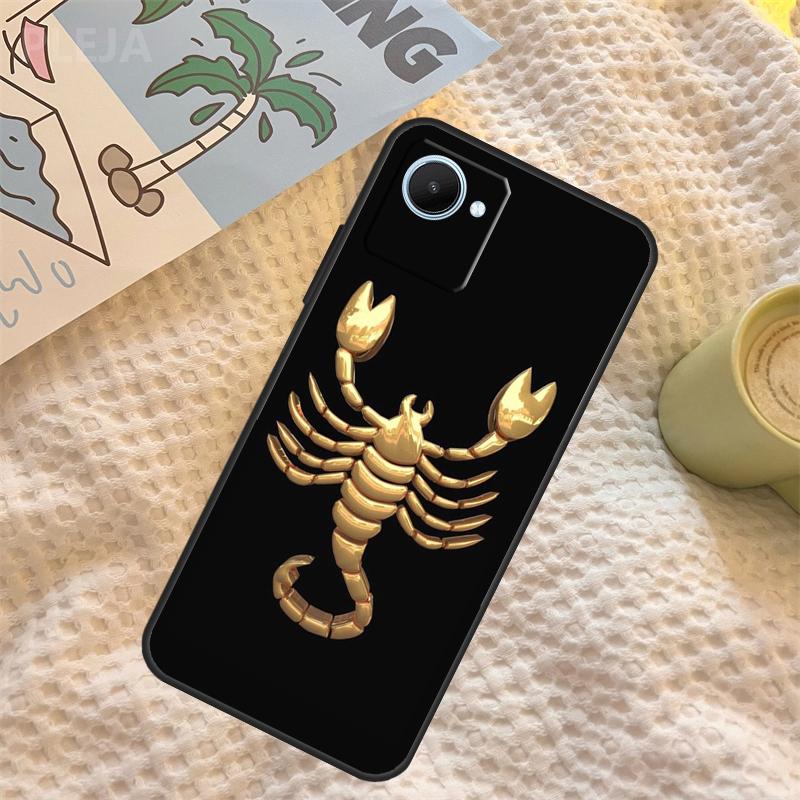 Чехол-Скорпион для Realme C67 C63 C55 C51 C75 C61 C53 C35 C65 C71 11 12 13 14 15 Pro Plus GT6 GT7 Pro