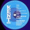 7-дюймовая пластинка WILLIE BOLLINGER - I Won't Have To Cry No More / Run A CITY018 Kent UK 1967 Ямайка Соул/Фанк