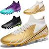 20252025 New Football Shoes Men's Children's High-top Competition Sports Shoes Broken Nails Student Training Shoes