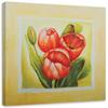 Canvas Print Red Tulips Flowers