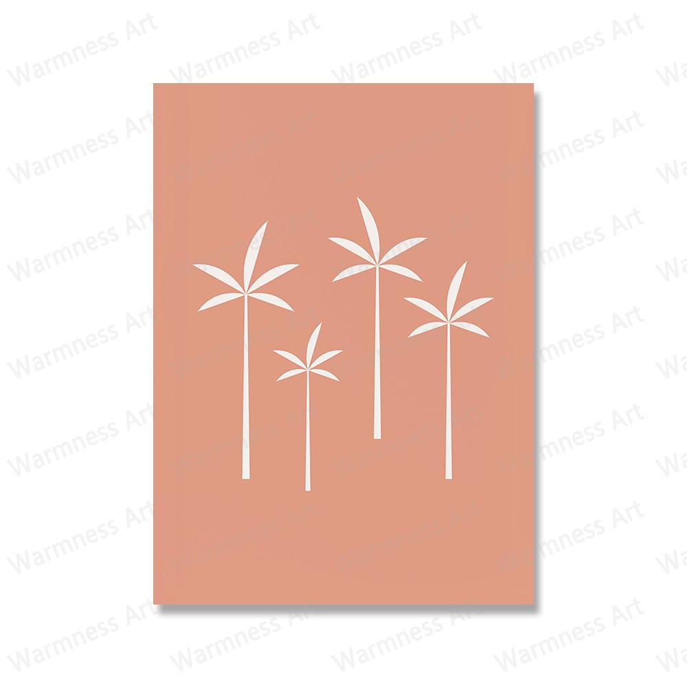 Boho Surf Waves Beach Tree Wall Art Canvas Painting Nordic Quote Posters And Prints Wall Pictures for Kids Nursery Room Decor No Frame