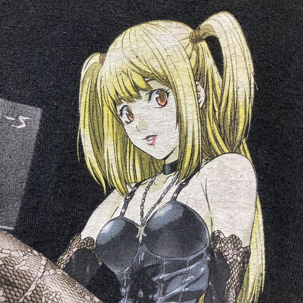 [USED] DEATH NOTE T-shirt XL Misa Misa Death Note Amane Misa Anime