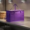 Pie Delivery Bag 3-Tier Insulation Insulated Food Delivery Bag Large Thermal Tote Waterproof Long-Lasting for Outdoor Meal