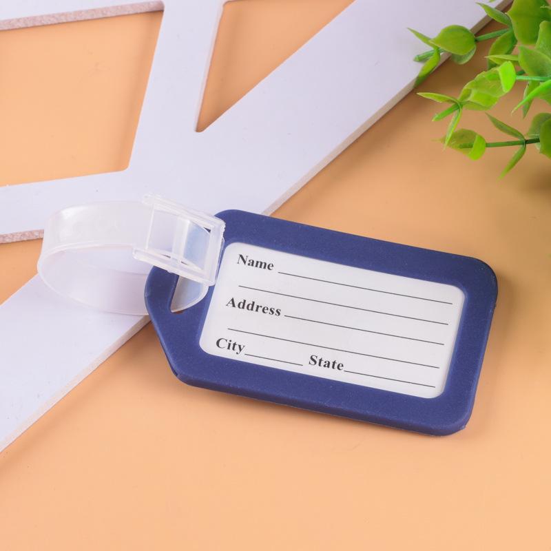 Personalized PP Plastic Luggage Tag for Hotel Storage and Travel Suitcases