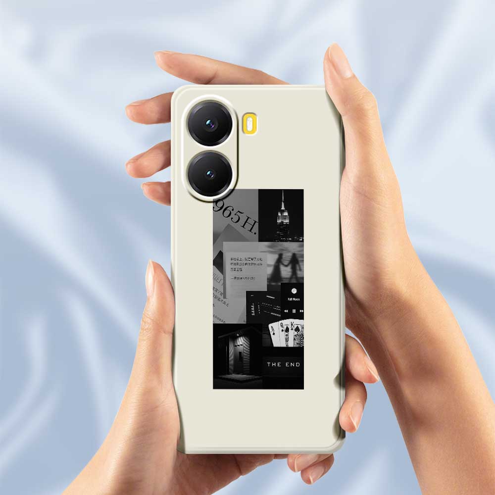 For Xiaomi Redmi Turbo 4 5G/Poco X7 Pro 5G Case Stitching Photos Pattern Printing Straight Edge TPU Phone Back Cover
