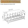 Heavy-Duty Stainless Steel Cutting Board Storage Rack