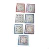 7x Cotton Handkerchief Assorted Color Hanky Set Premium Kerchief for Kids Adults