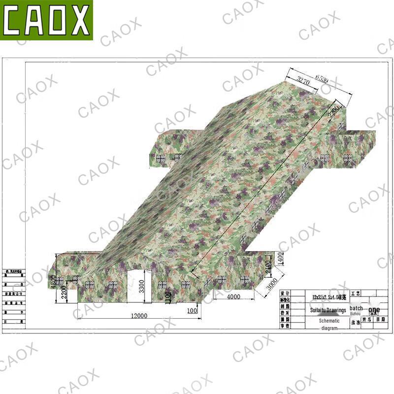CAOX Large Command Cotton Tent