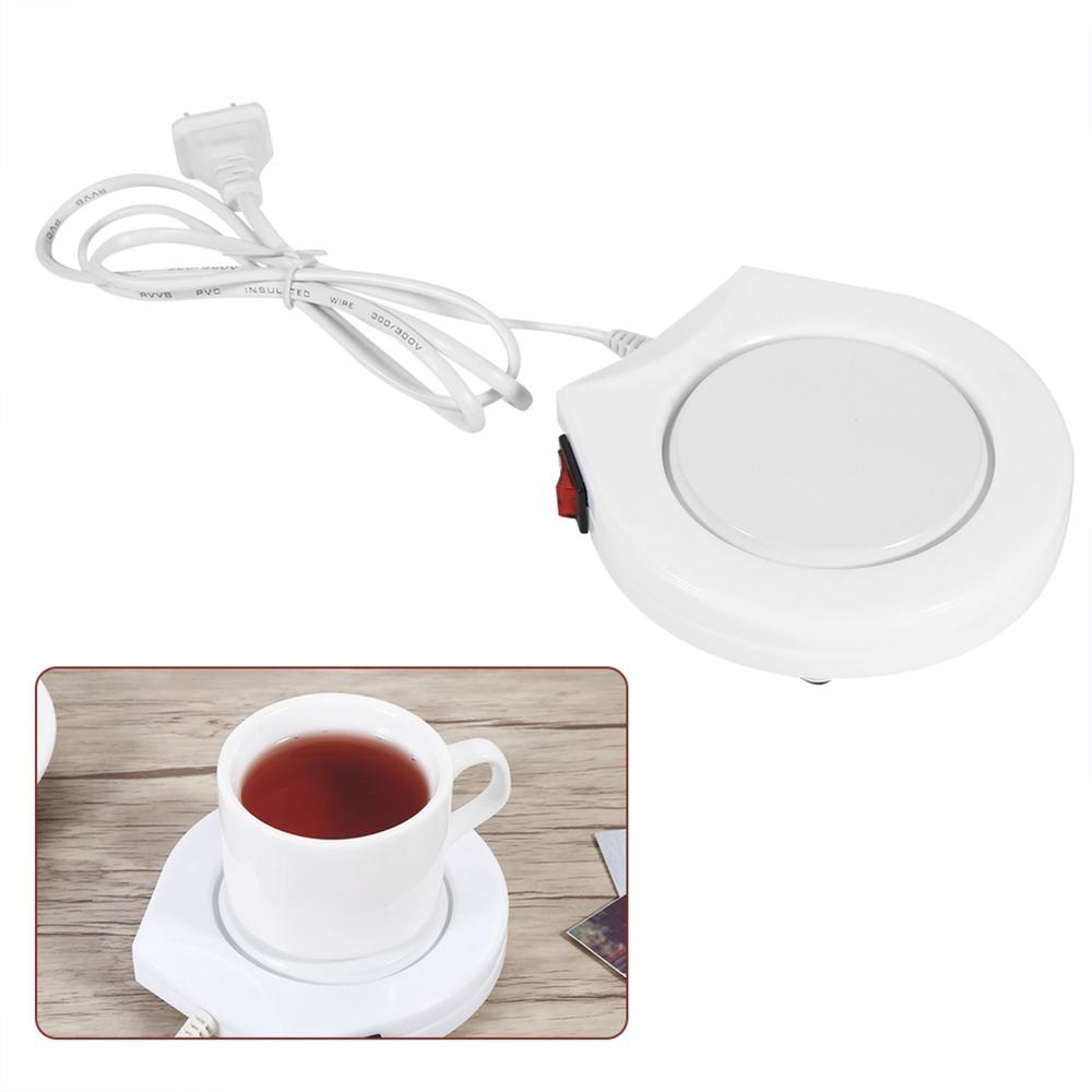 US Standard Plug Mug Warmer Uniform Heating Plate Tea Thermal Mat  Winter Drink Warmer