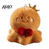 Festive Bag Decoration Christmas Plush Hanging Ornament, Santa Gingerbread Man Deer Snowman Stuffed Toy with Elk Pendant Loop , Tree Mantel