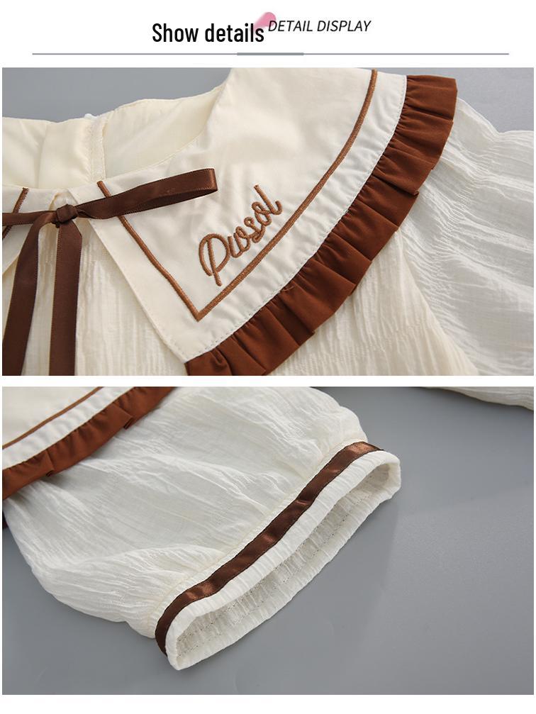 Summer 2025 Girls' Breathable Princess Dress - Trendy and Fashionable Children's Skirt