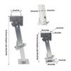 Adjustable Trailer Stabilizer Jack Folding Trailer Swing Down Stabilizer Jack 290 To 455mm Versatile for Off Road Vehicle