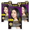 Lien Black Hair Dyeing Cream, Black, 3 Pieces