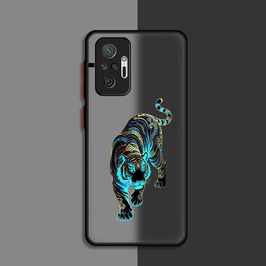 Мультяшный Тигр Дракон Чехол Задняя крышка телефона для Xiaomi Redmi Note 15 Pro 11 14 14C 13 12 9S 13C 10 A4
