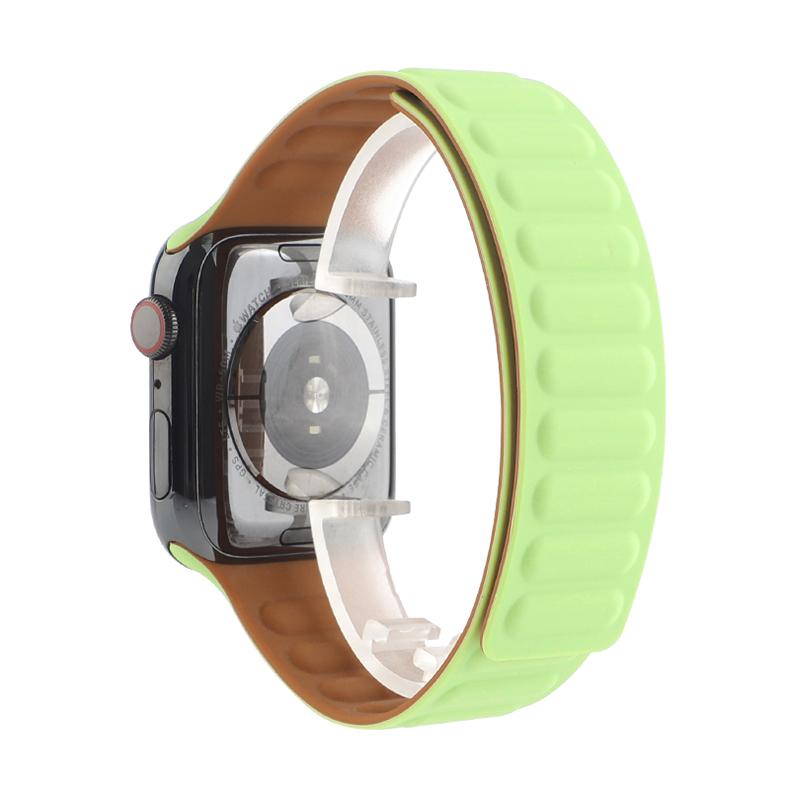 Магнитный силиконовый ремешок-петля для Apple Watch Band 44/40/42/38/41/45 мм Магнитный браслет Solo-петля для Iwatch Apple Watch 7/SE/6/5/4/3/2