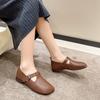 Fashion Genuine Leather Women's Flat Shoes Loafers 2024 Spring and Autumn New Comfortable Soft-soled Flat Shoes